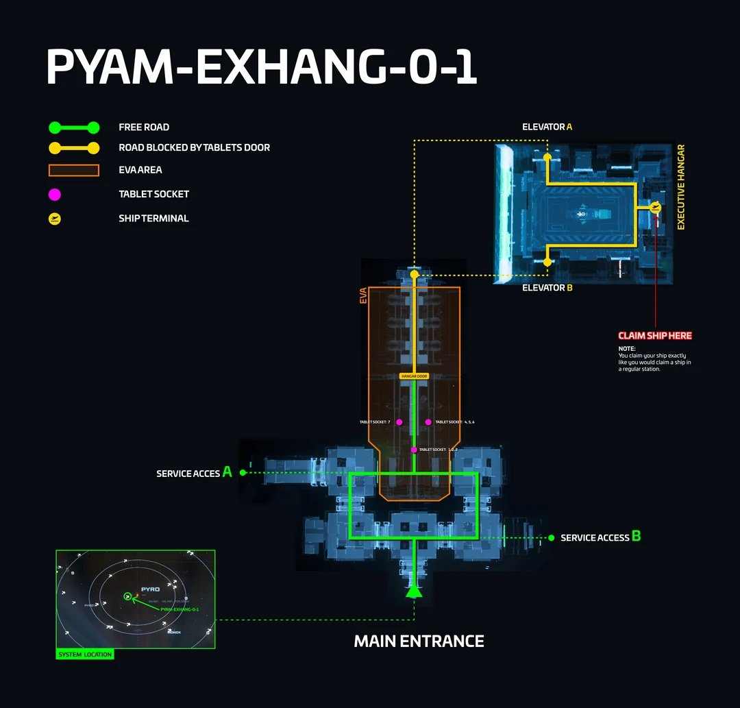 Executive Hangar Map